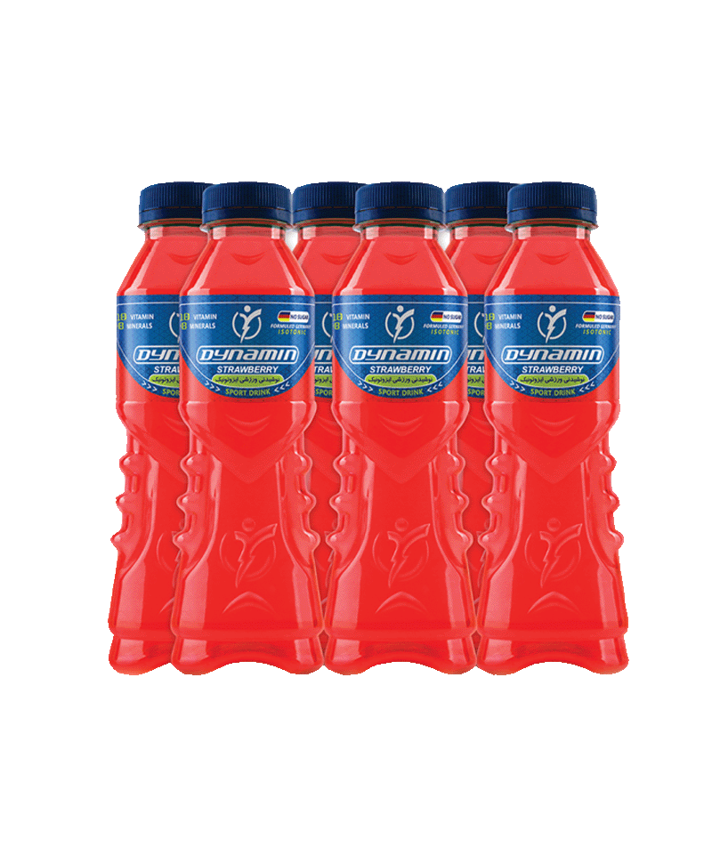داینامین – باکس ۶ عددی نوشیدنی ایزوتونیک توت فرنگی
