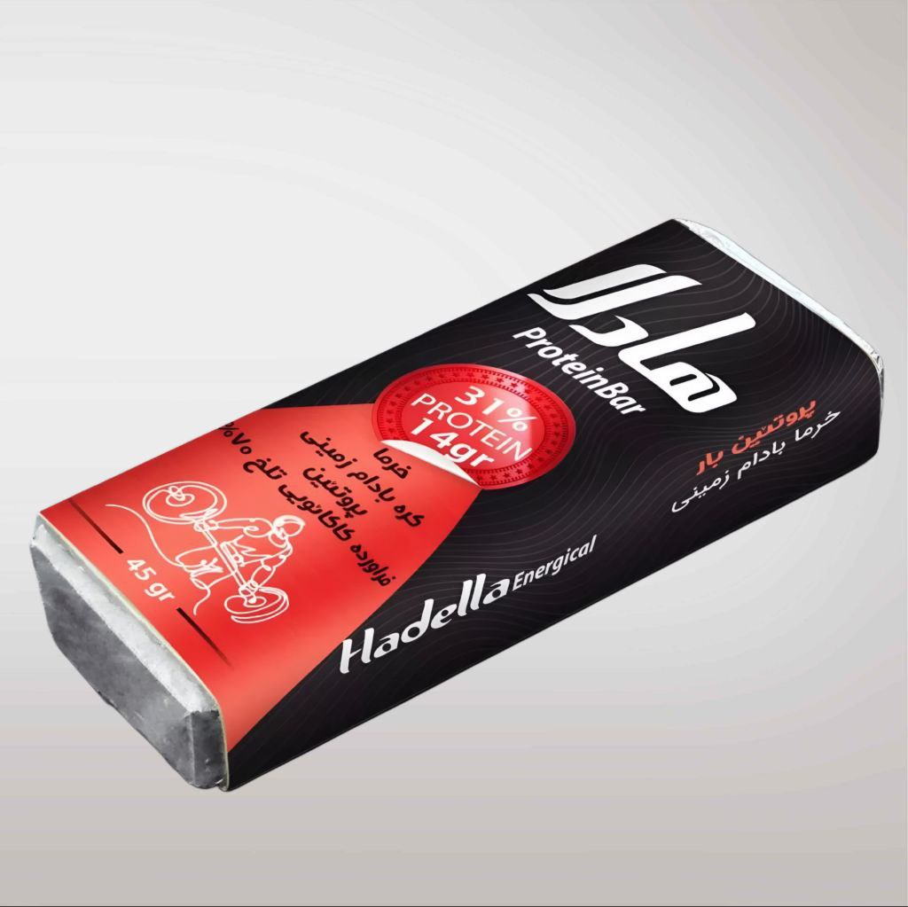 پروتئین بار بادام زمینی هادلا